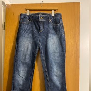 Vera Wang cropped jeans EUC